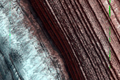 Scarp in North Polar Layered Deposits