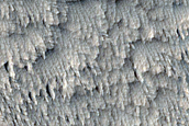 Crater and Eroded Ejecta in Mangala Valles