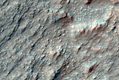 Layered Sediment in Impact Crater