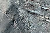 Channel Across Crater Rim in Noachis Terra