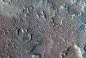 Slope Landslide Streak Seen in MGS Image M0100113