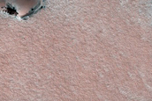 Translucent Ice in North Polar Region