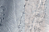Crater near Cerberus Fossae