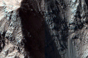 Canyon Walls in Coprates Chasma