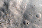 North-Pole-Facing Deposit in Crater