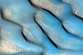 Dune Monitoring in Lyot Crater