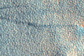 Crater with Fading Ice