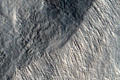 Surface Stratigraphy near Gullies