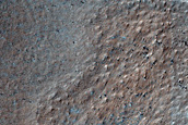 Degraded Crater South of Hellas Planitia