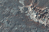 Basin near Ladon Valles