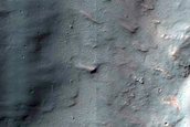 Possible Olivine-Rich Materials on Western Wall of Halba Crater