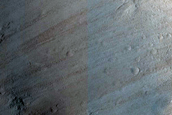 Terrain in Olympus Mons Aureole
