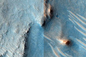 Phyllosilicates in Fracture in Nili Fossae