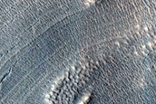 Concentric Crater Fill Stratigraphy