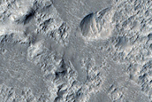 Landforms in Nepenthes Mensae