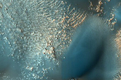 Dune Monitoring in Renaudot Crater