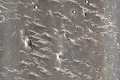 Eroded Features in Hephaestus Fossae