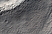 Crater with Layered Deposit in Hellas Region