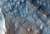 Massif on Layered Bedrock in Acidalia Planitia