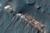 Coprates Catena Trough with Possible Layered Deposits