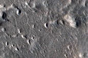 North-Pole-Facing Deposit in Crater