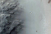 Light-Toned Patch on Trough Floor in MOC Image SP1-24205