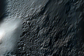 Crater in Sirenum Fossae
