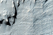 Banding at Margin of Circular Feature in Apollinaris Sulci