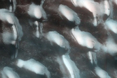 Translucent Ice on Dunes
