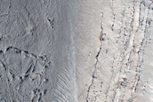 Crater near Cerberus Fossae