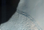 Crater in Hellas Planitia
