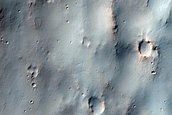 Eastern Rim of Mariner Crater and Surrounding Terrain