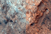 Layered Mesa near Mawrth Vallis