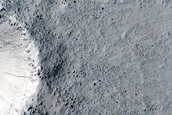 Crater near Marte Vallis