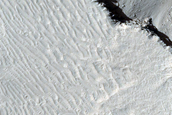 Possible Rock Falls on Steep Slopes in Cerberus Fossae