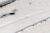 Chasma Boreale West Flank Barchan and Linear Dunes