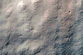 Crater North of Hadriaca Patera