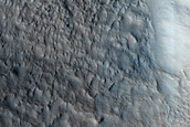 North-Pole-Facing Deposit in Crater
