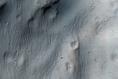 Channel on Wall of Depression in Terra Cimmeria