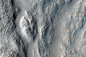 Rumpled Crater Ejecta Textures