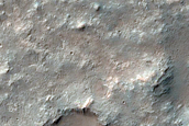 Landforms Southeast of Herschel Crater
