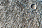 Fresh Crater near Granicus Valles