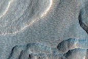 Layers in Depression Walls Revealing Structure of Crater Ice Fill