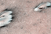 West Olympia Region Dune Ice Interaction