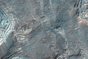 Inverted Drainage Network Deep in Central Valles Marineris