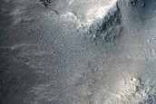 Possible Gullies on Crater Wall