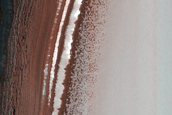 Active North Polar Layered Deposits Scarp Monitoring