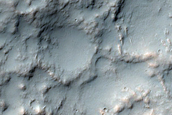 Terrain West of Dejnev Crater