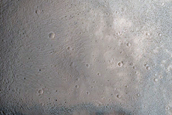 North-Pole-Facing Deposit in Crater