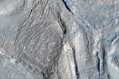 Terrain around Crater in Galaxias Chaos